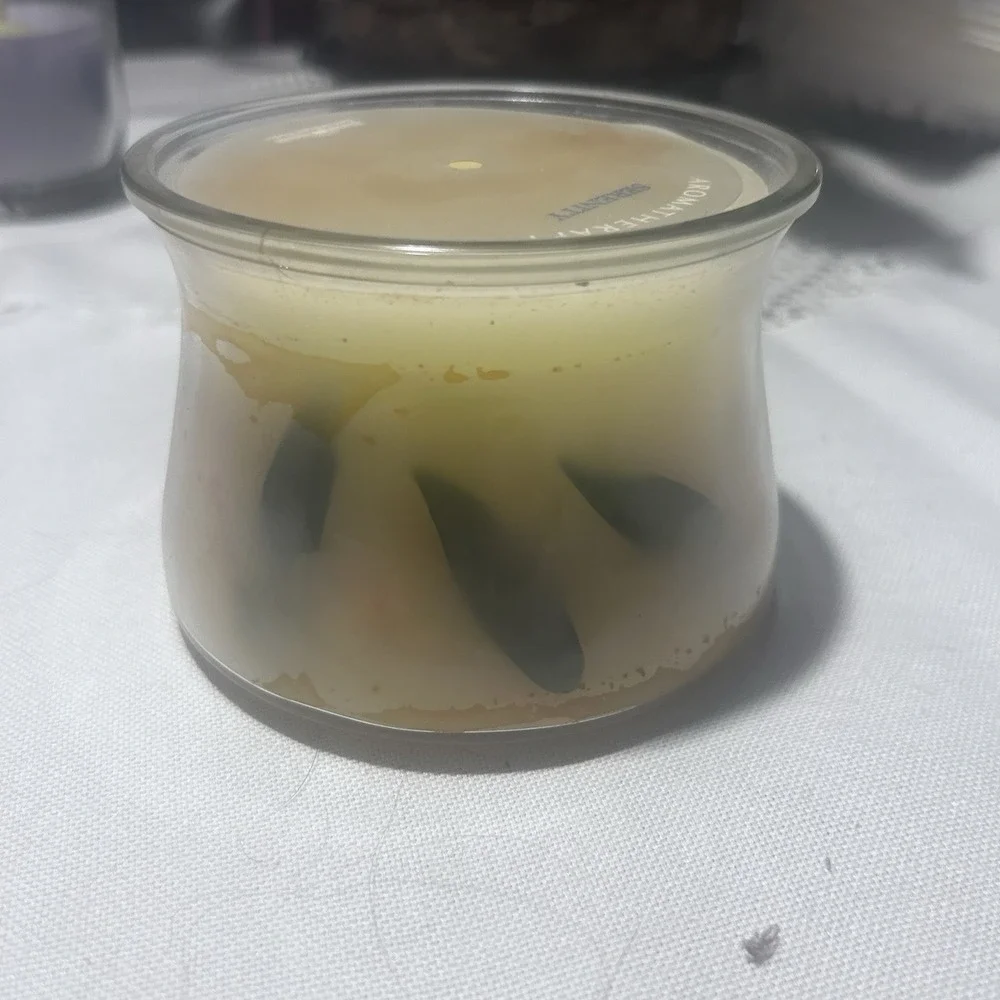 Bath and Body Works Aromatherapy Serenity Candle 16oz Cedarwood Clary 2490C16